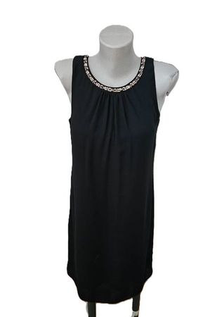 Cocktailkleid / Sommerkleid in Schwarz mit Deko Gr. 36