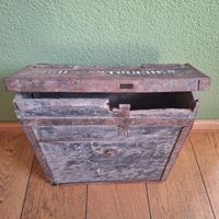 Alte Munitionskiste aus Holz Militaria