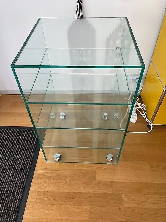 Étagères: Glasmöbel mit Rollen - super Zustand – D'occasion à Reinach BL par pinusmugo 1