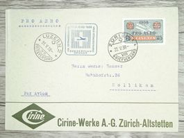 TR105 Enveloppe Suisse + Timbre 1938