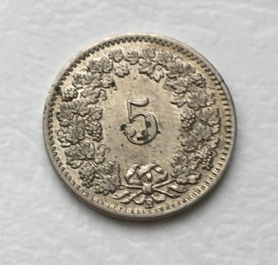 Tutti le monete: 1900 5 Rappen vz – Usato da Kirchberg SG venduto da Zenhad69 1
