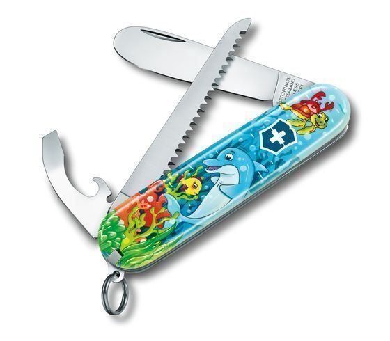 Victorinox Coltelli tascabile: Kindertaschenmesser Victorinox My first – Nuovo e nell'imballaggio originale da Davos Platz venduto da wauwauin