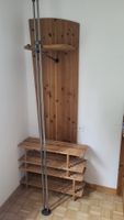 Holzmöbel-Set mit Kommode & Spiegel