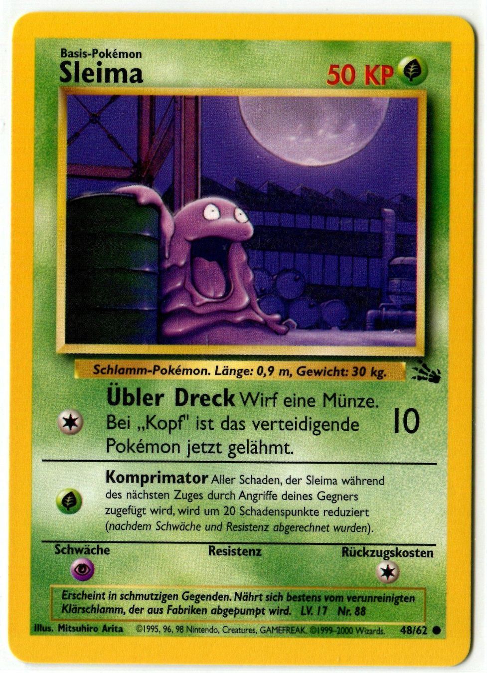 Pokémon Carte collezionabili: Sleima Fossil Set 48/62 Deutsch Mint – Nuovo (secondo la descrizione) da Dornach venduto da Deco89