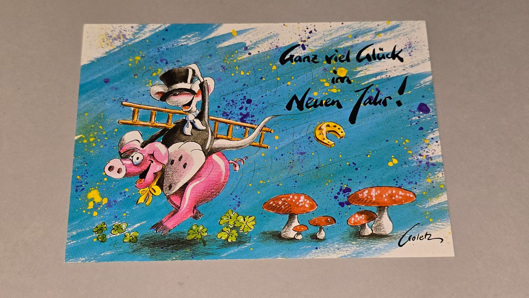 Cartes: Diddl Weihnachtskarte 43 a  Rarität – D'occasion à wallisellen par funkelsternchen5