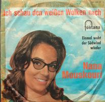 Vinyl-Single Nana Mouskouri - ich schau den weissen Wolke