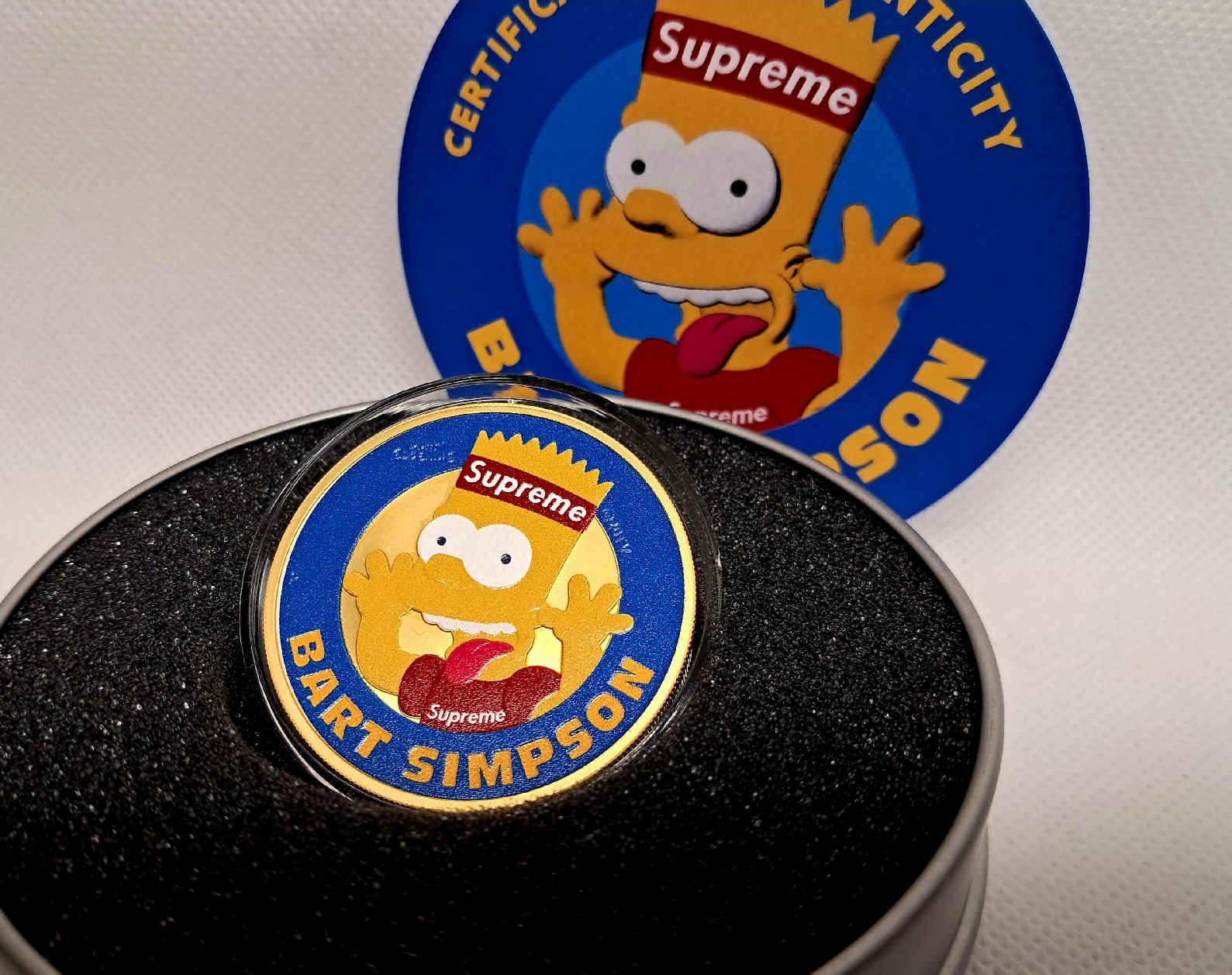 Tutti le monete: 1 OZ Silber Bart Simpson 2022: Lim. Auflage – Nuovo e nell'imballaggio originale da Weinfelden venduto da shopping-island