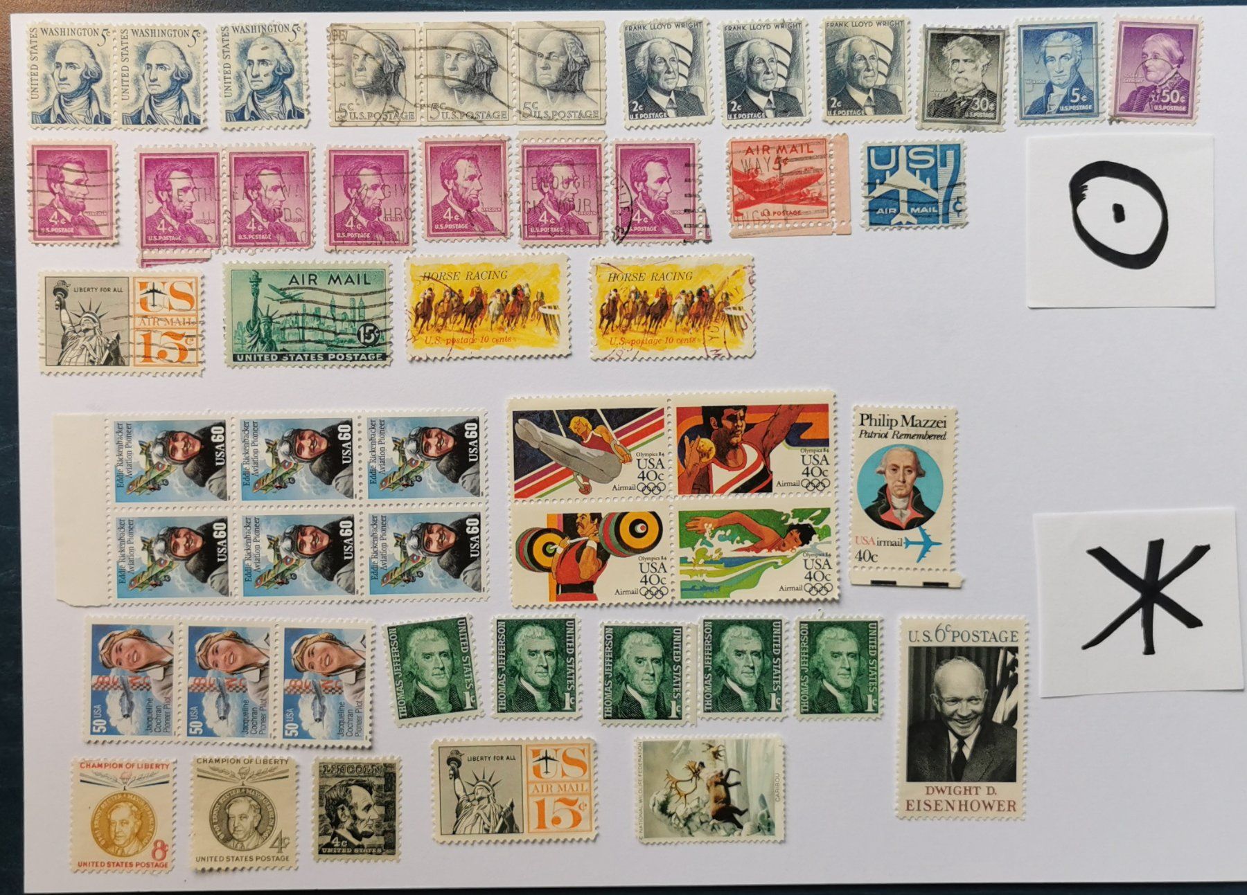 Alle Briefmarken: USA – Gebraucht aus Aadorf von Chnorli-Furz 1