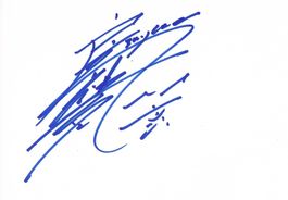 Jaycee Chan 1982- Autogramm signiert Karte 10x15cm