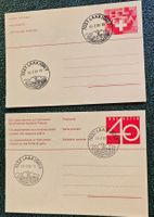 2 Ganzsache LAAX (GR) 1, 2  13.7.81