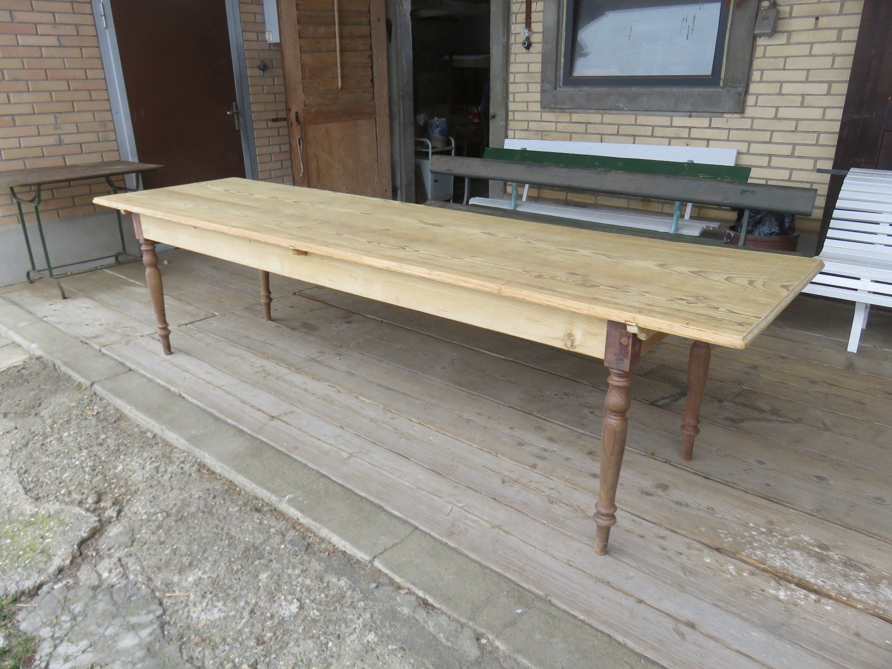 Tables: antiker langer Tannentisch 305cm – D'occasion à Ruswil par Mfladibus 2