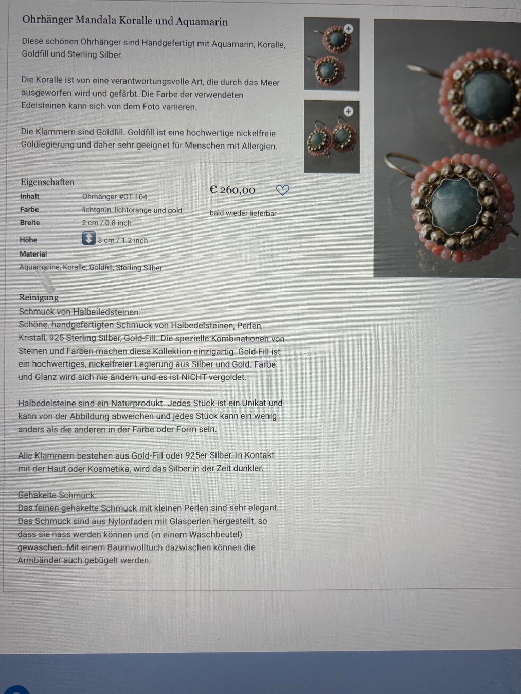 Ohrringe & -stecker: Ottomania Ohrhänger – Neu (gemäss Beschreibung) aus Pratteln von sab_whk9 3