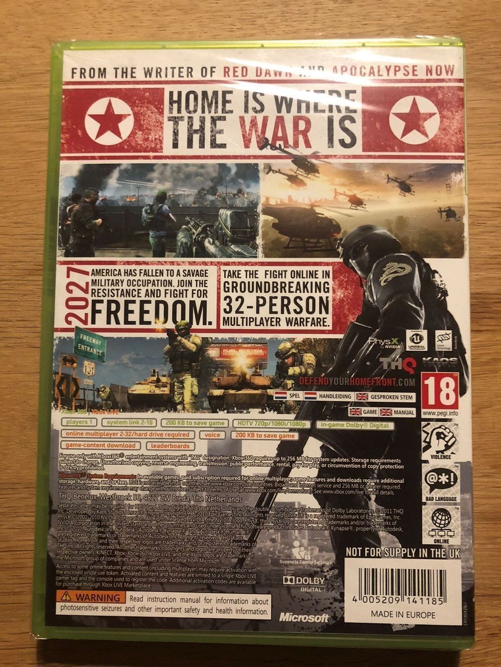 Microsoft Giochi: Homefront für Xbox 360 – Nuovo e nell'imballaggio originale da Kestenholz venduto da Dickies09 1