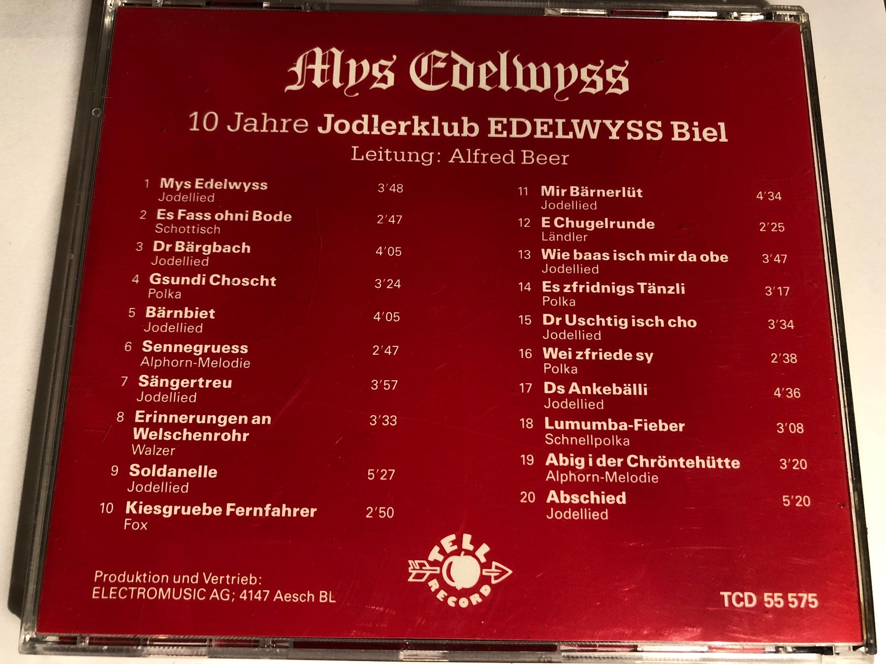 CD: Jodlerklub Edelwyss Biel – Usato da Arth venduto da Vrecam51 1