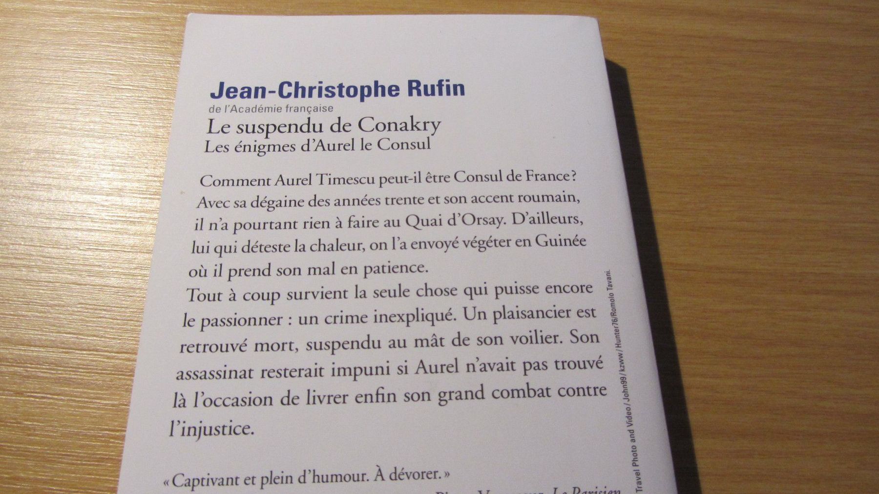 Libri: Le suspendu de Conakry Jean-Christophe Rufin – Nuovo (secondo la descrizione) da Oberried FR venduto da berg04 1