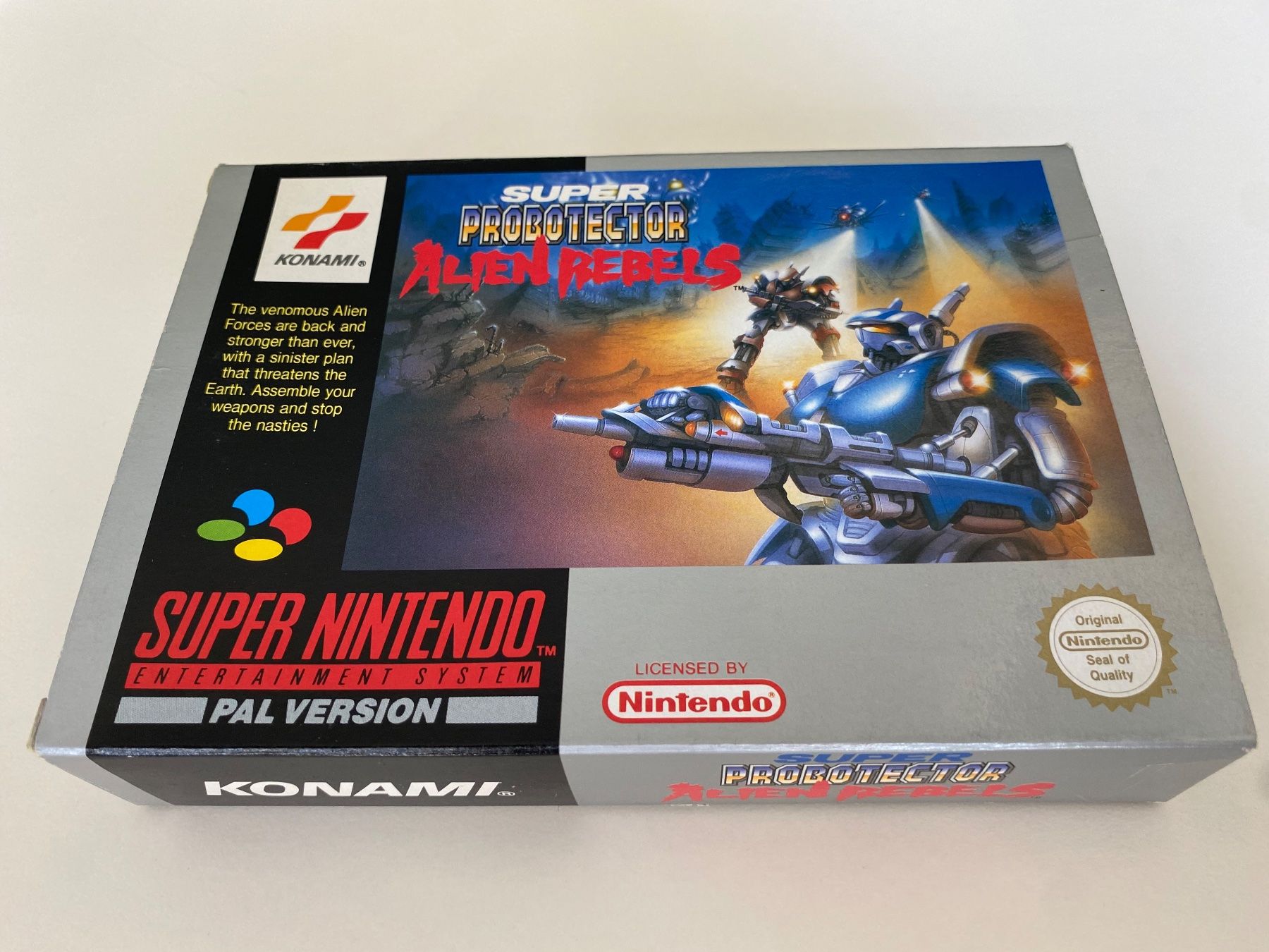 Nintendo Giochi: Super Probotector: Alien Rebels (SNES) - CIB - Amaz. Zustand – Usato da Zürich venduto da GamesCH