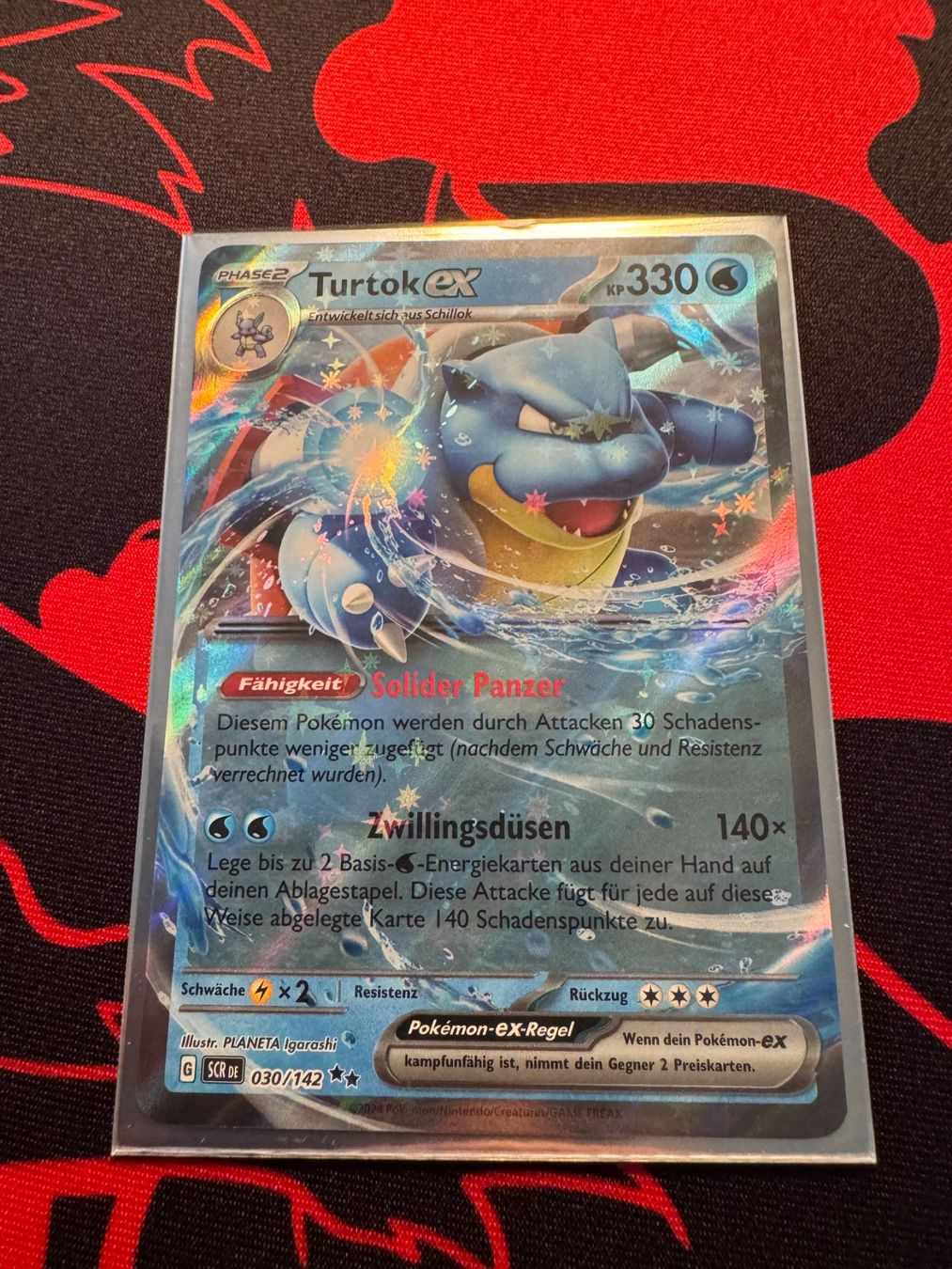 Pokémon Carte collezionabili: Turtok ex (SCR 030) - Stellarkrone – Nuovo (secondo la descrizione) da Bülach venduto da Pfrenzel
