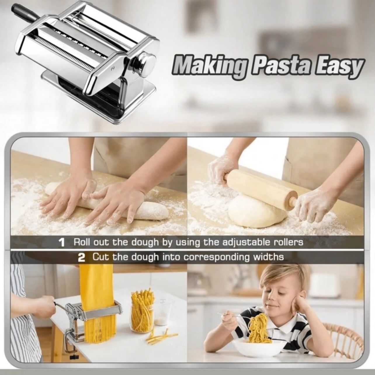 Elettrodomestici da cucina: Nudelmaschine neu! – Nuovo e nell'imballaggio originale da Emmenbrücke venduto da engueteDeal 4