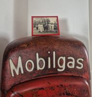 Tankstelle SHELL Werbung Zürich mit Saurer