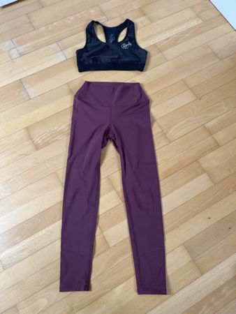 Sport Set Leggings und Top Grösse XS