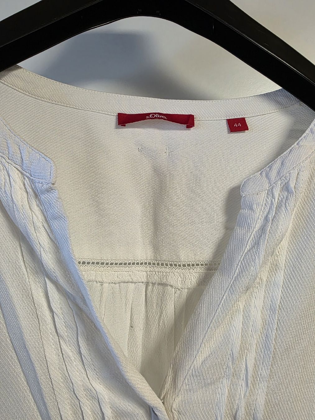 S.Oliver Camicette: Weisse Bluse Langarm s.Oliver Grösse 44 – Nuovo e nell'imballaggio originale da Volketswil venduto da mic_27b5 2