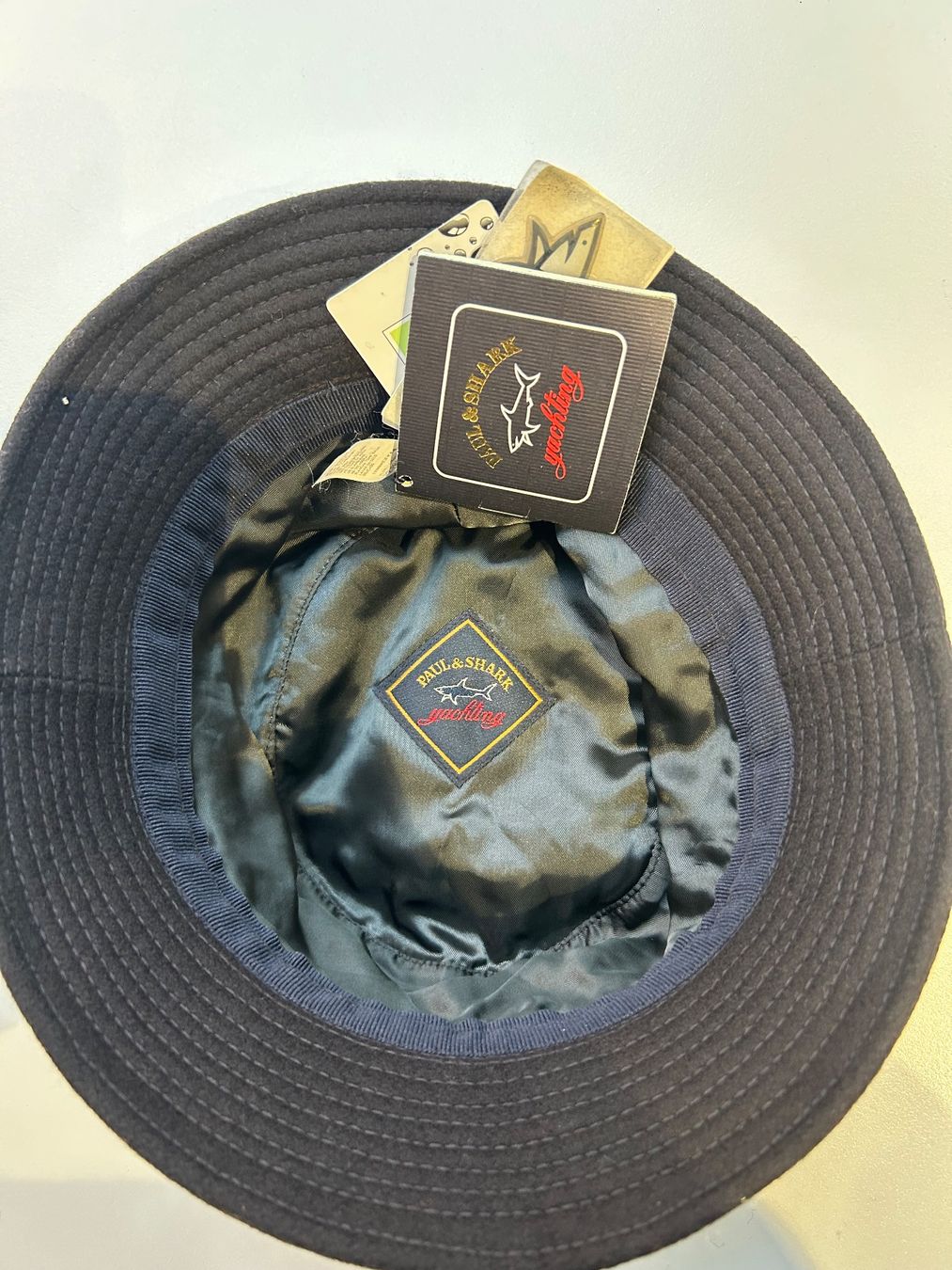 Paul & Shark Copricapi, berretti & cappellini: Paul & Shark Bucket navy, Gr. S, neu – Nuovo e nell'imballaggio originale da Glattpark(Opfikon) venduto da Cmberger 1