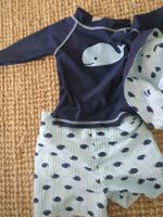 🐳 Sonnenschutz-Set Gr. 68 (6-9 Monate): Badehose, Shirt,Hut