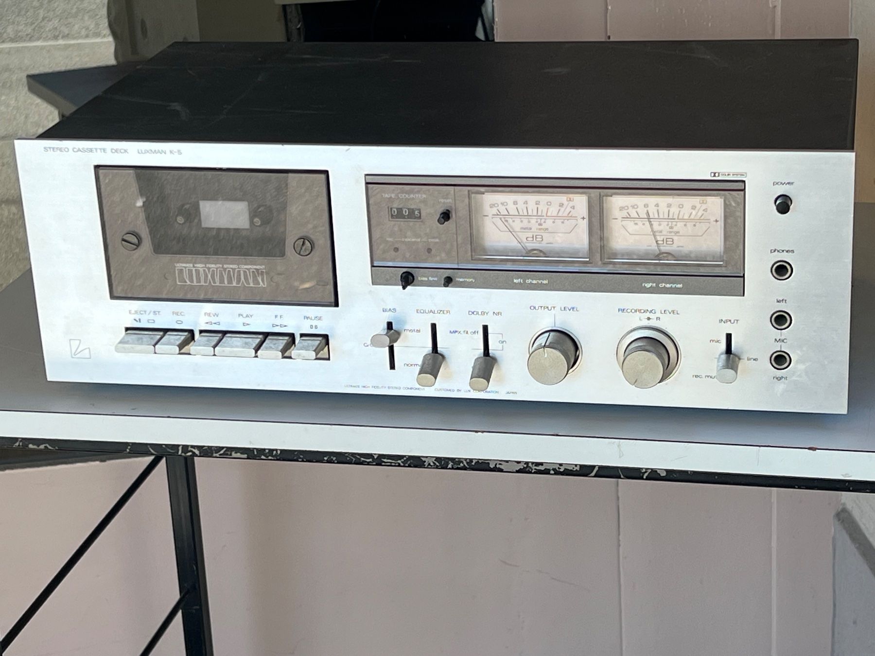 Luxman Registratori: Luxman K-5 Stereo Cassette Deck – Usato da Gebenstorf venduto da Secondtronik