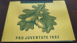 Postfrisches Markenheft Pro Juventute 1992 10 x 0.50 + 0.25