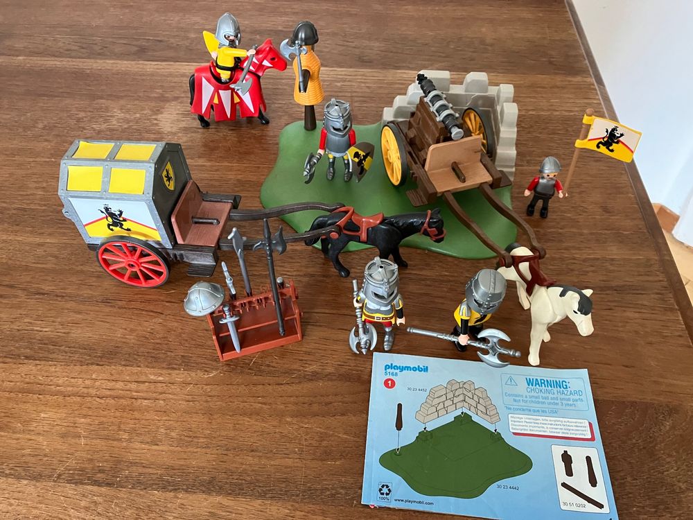  Playmobil Ritter, Wagen, Pferde etc. (Gebraucht) in Zürich für CHF 20 Motiv 