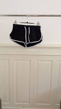 FS Sister kurze Sweatshorts Schwarz Weiss XS