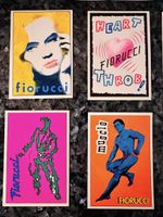 7 x FIORUCCI Sticker Sammlung 80er PANINI Vintage Retro Kult