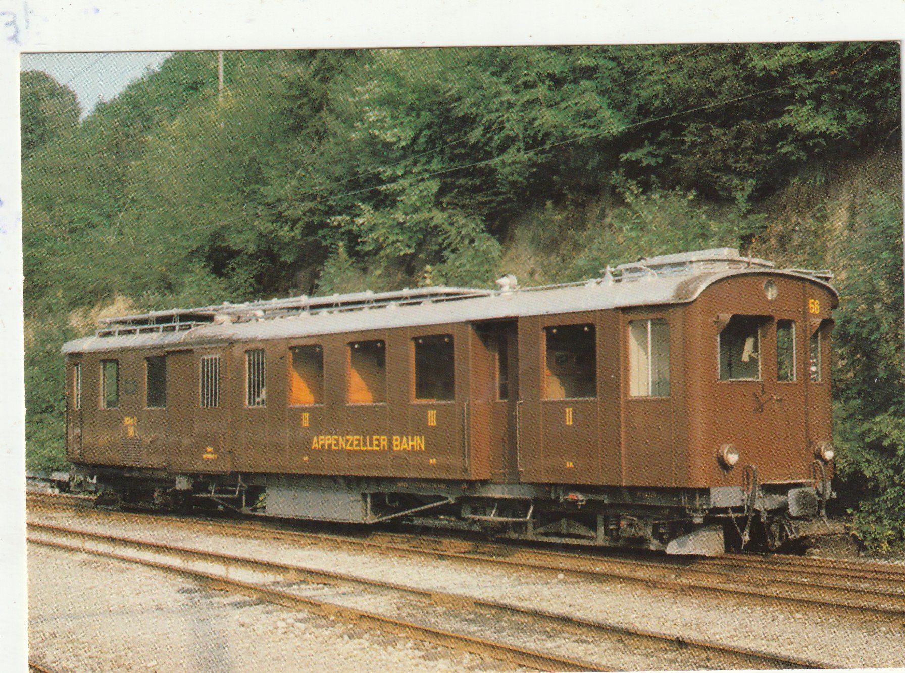 Cartoline postali: Appenzeller Bahn um 1980 – Usato da Lumbrein venduto da made02
