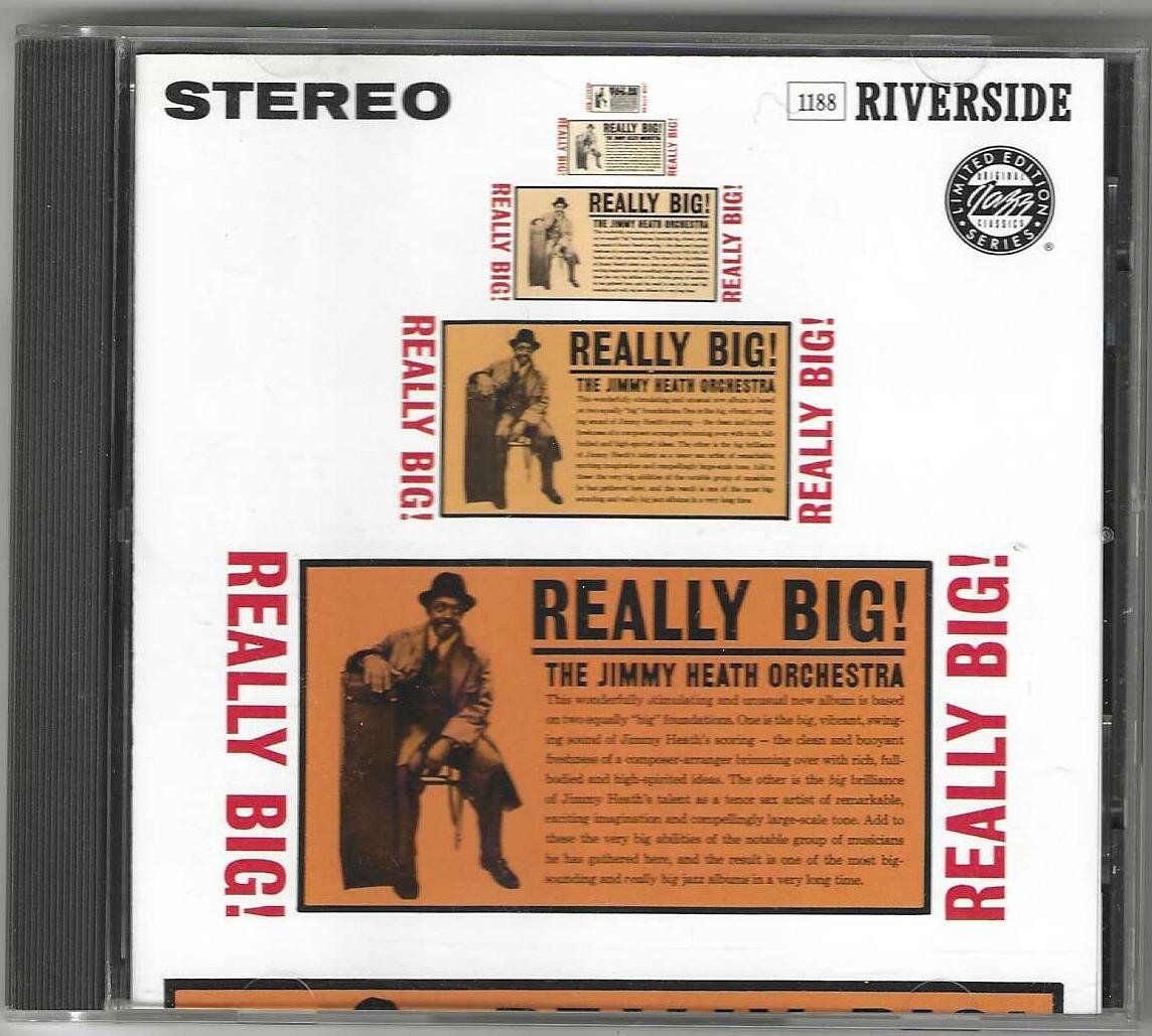 CD: The Jimmy Heath Orchestra - Really Big ! – Usato da Genève venduto da CDLPBookS