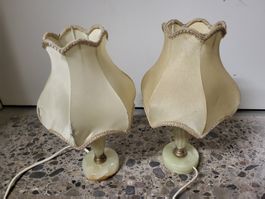 Antike Nachtischlampen (2 Stück)