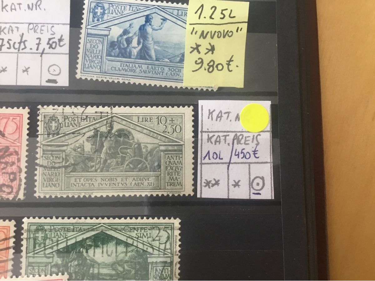 Tutti i francobolli: Lotto 17 Regno Italia – Usato da cassina d'agno venduto da Scorti1961 8