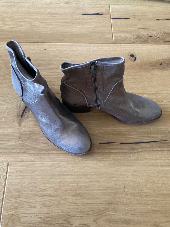 Bottines cuir doré 36.5 comme neuves | Kaufen auf Ricardo