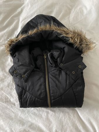 Vintage Veste/Gilet in Schwarz, Grösse S
