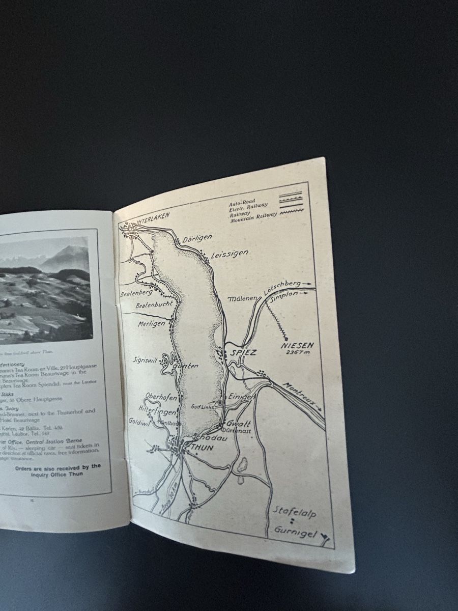 Dokumente: THUN 1927 / Schöne Broschüre / Heftli – Gebraucht aus Zumikon von tuna007 7