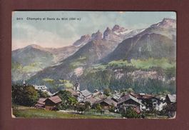 CHAMPERY - Dents du Midi - 1913