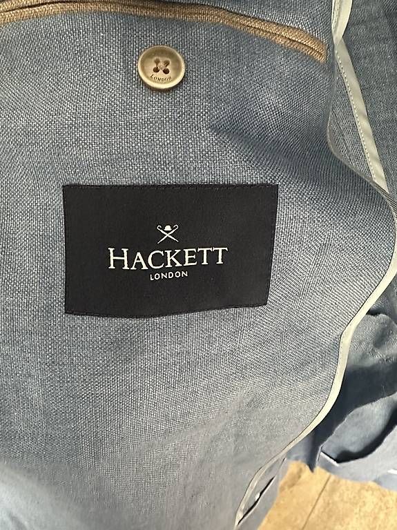 Hackett Giacche: Hackett London Sommer Sakko, Hellblau, Grösse 46 – Usato da Zürich venduto da Sebfe 1