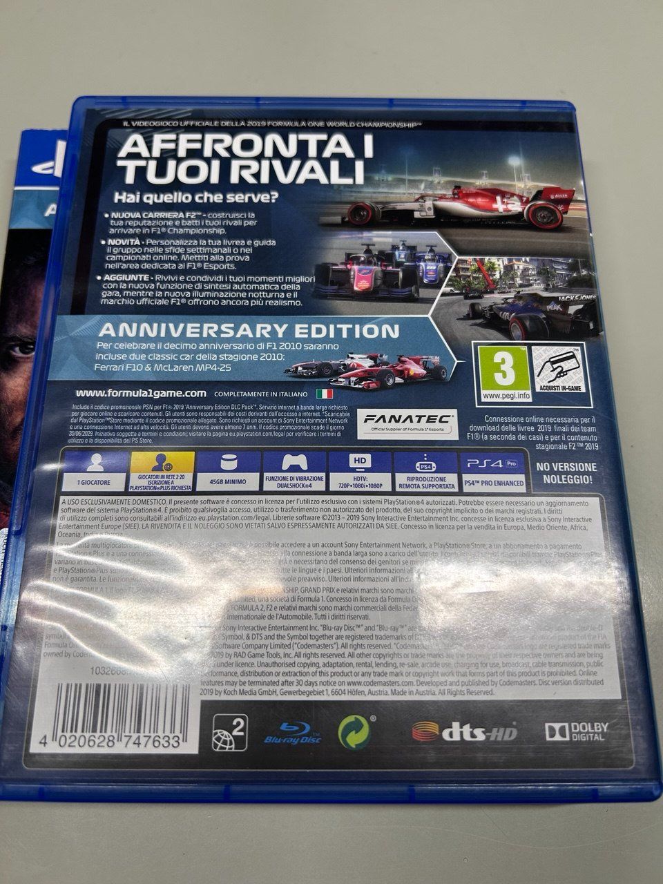 Spiele: F1 2019 Anniversary Edition per PS4 PAL ITA – Gebraucht aus Giubiasco von LorisVale 2