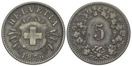 5 Rappen 1876 (05)