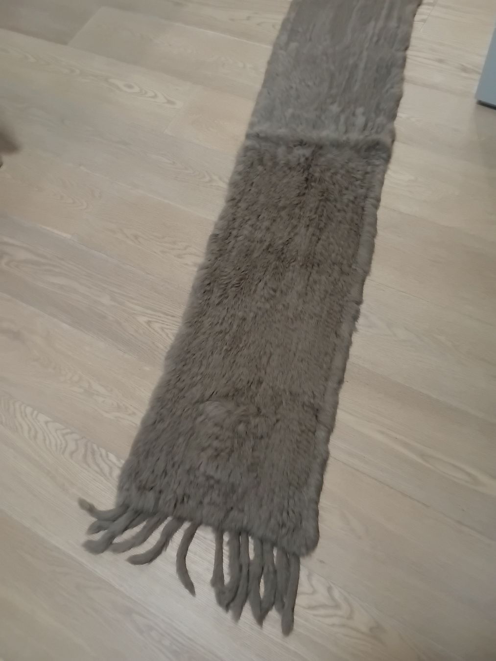 Foulard & Sciarpe: Echtes Kaninchenfell Schal Braun mit Tasche – Usato da Immensee venduto da vgitter 6