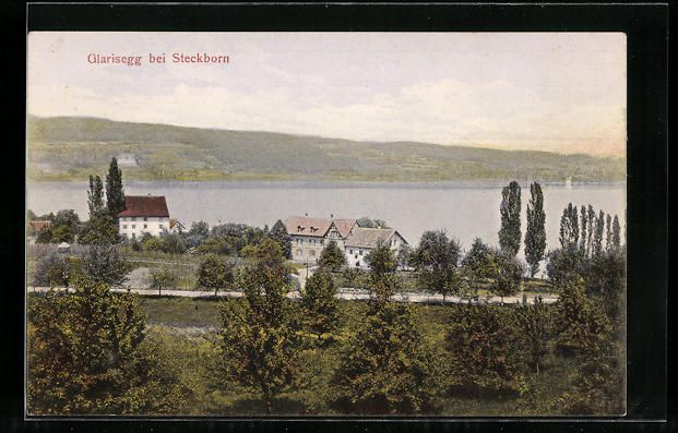 Cartoline postali: Steckborn, Ortsansicht mit Schloss Glari – Usato da Berlin venduto da bartko-reher
