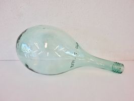 alte Chianti-Flasche ohne Standfläche Ballonflasche Flasche