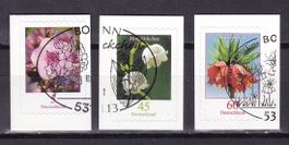 BRD - selbstklebende Briefmarken Blumen mit ESST (44)
