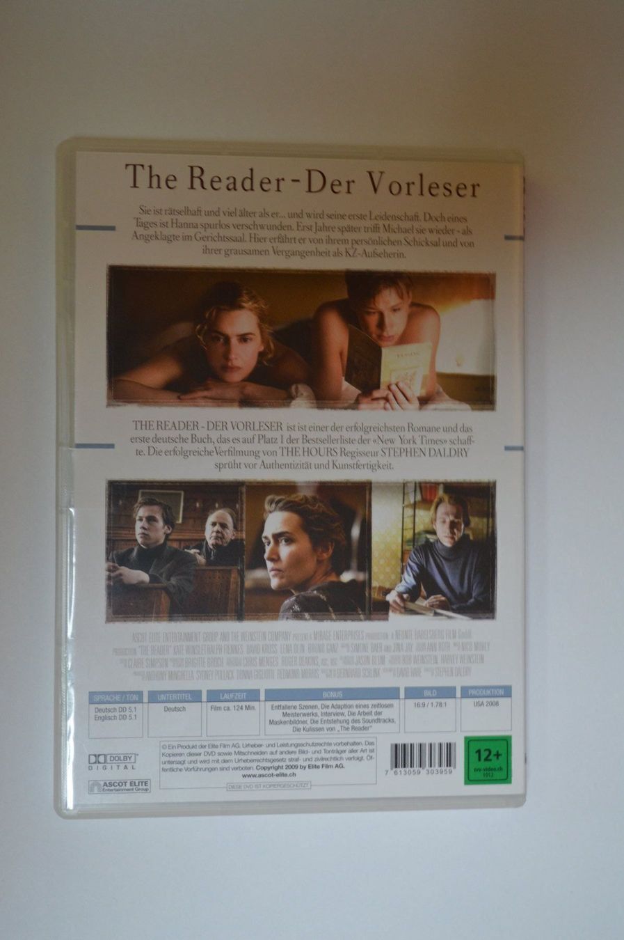 Tutti i DVDs: The reader – Usato da Amden venduto da Arven-Schmuck 1