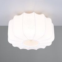 Deckenleuchte, Stoffschirm, 40 cm Ø