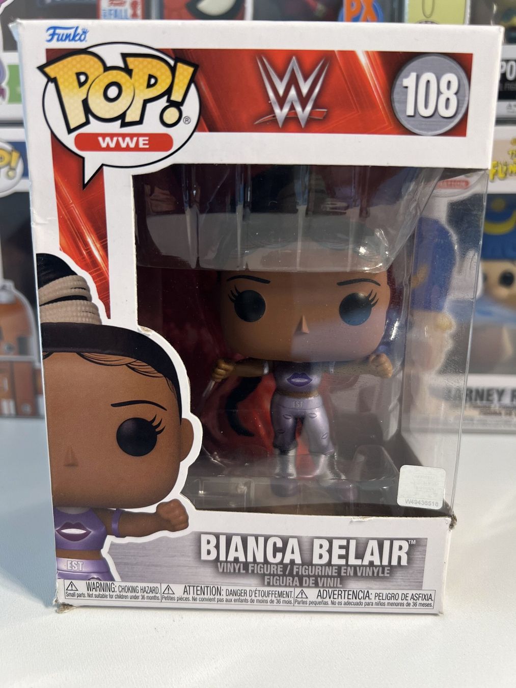 Funko Statuette: Funko POP! WWE Bianca Belair – Nuovo e nell'imballaggio originale da Le Mouret venduto da perfectbijou